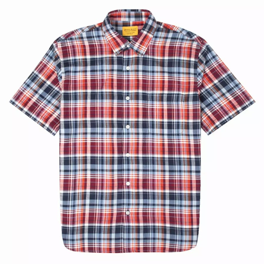 Clothing * | No.114 Lax S/S Shirt Red / Blue Red / Blue