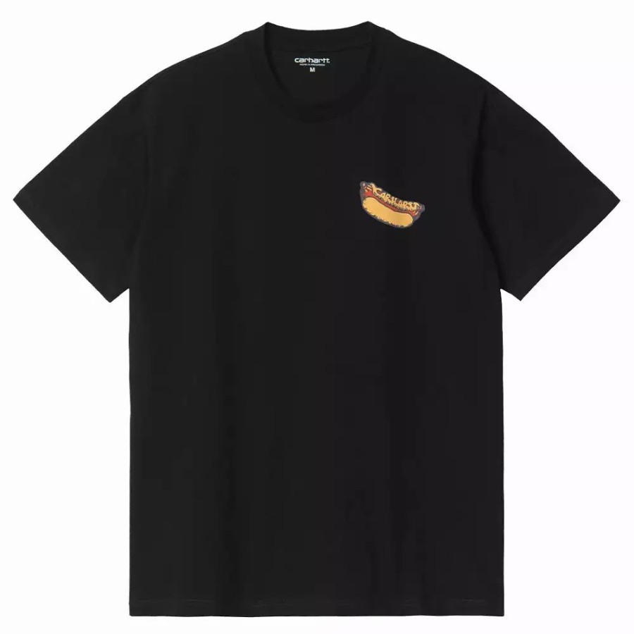 Clothing * | S/S Flavor T-Shirt Black Black