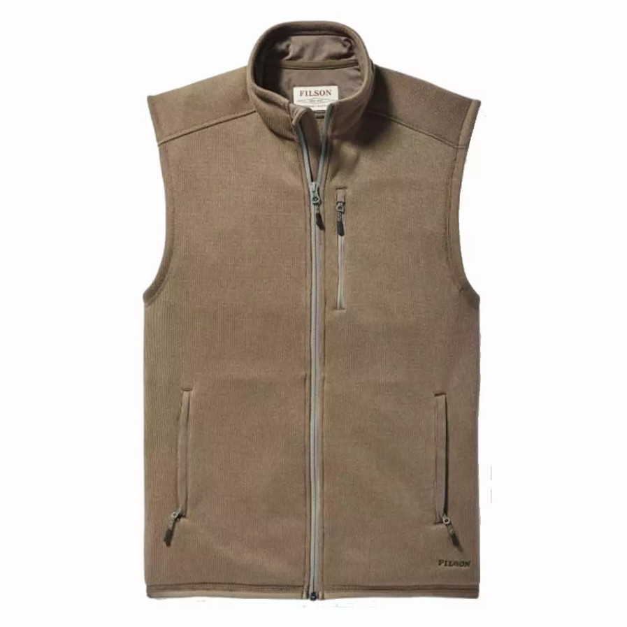 Clothing * | Ridgeway Fleece Vest Field Olive Fieldolive Fieldolive