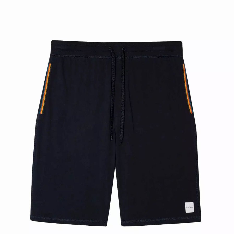 Clothing * | Jersey Cotton Lounge Shorts Navy Navy