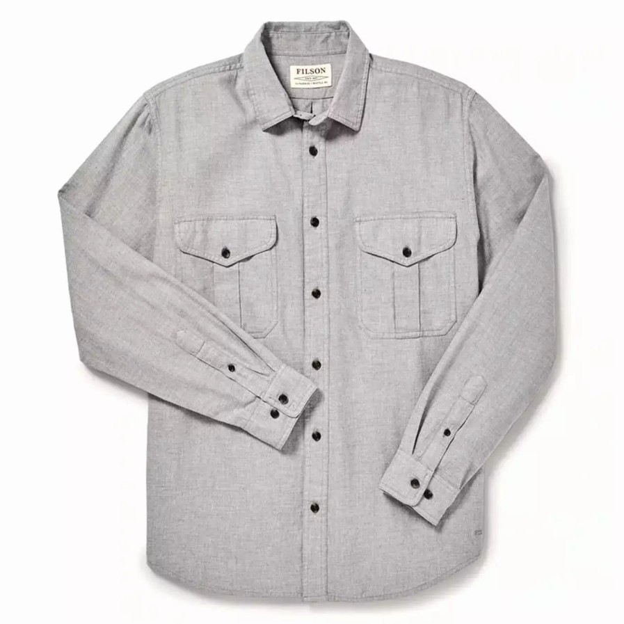 Clothing * | Lightweight Alaskan Guide Shirt Heather Grey Heather Grey