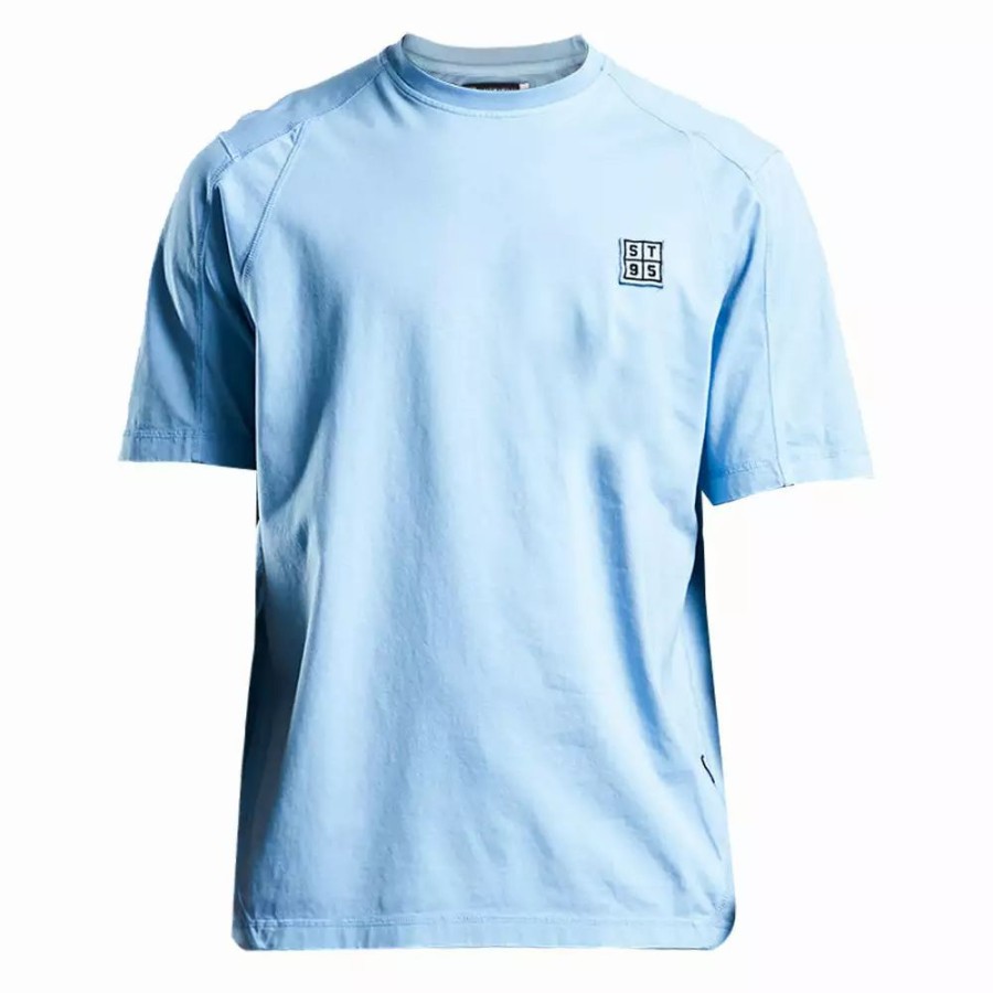 Clothing * | Patch Tee Light Blue Light Blue