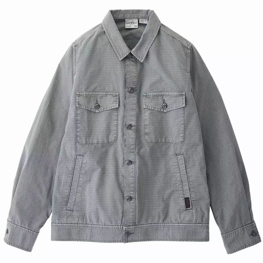 Clothing * | Bedrock Jacket Grey Pigment Grey Pigment