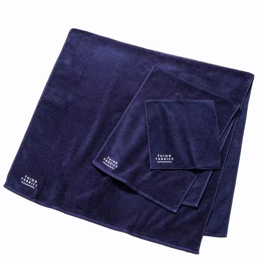 Accessories * | Tip Top 365 Towel Gift Set Navy Navy