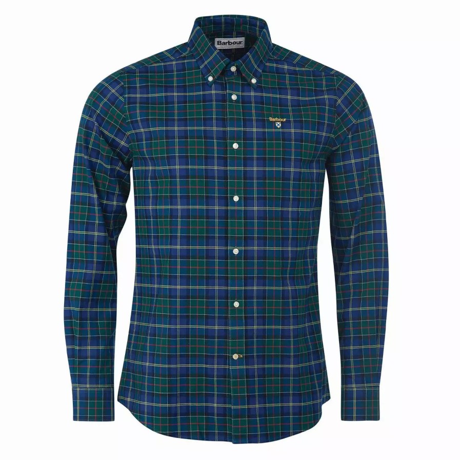 Clothing * | Oxbridge Tartan Tailored Shirt Ivy Tartan Ivy Tartan