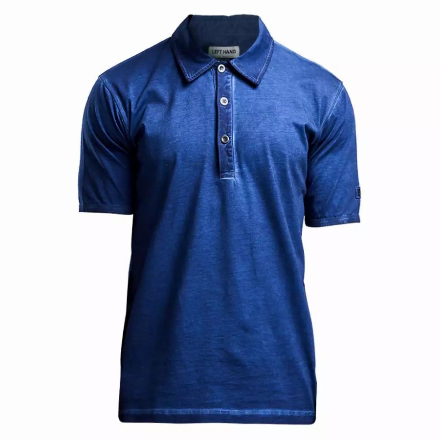 Clothing * | Cold Dye Polo Navy Navy