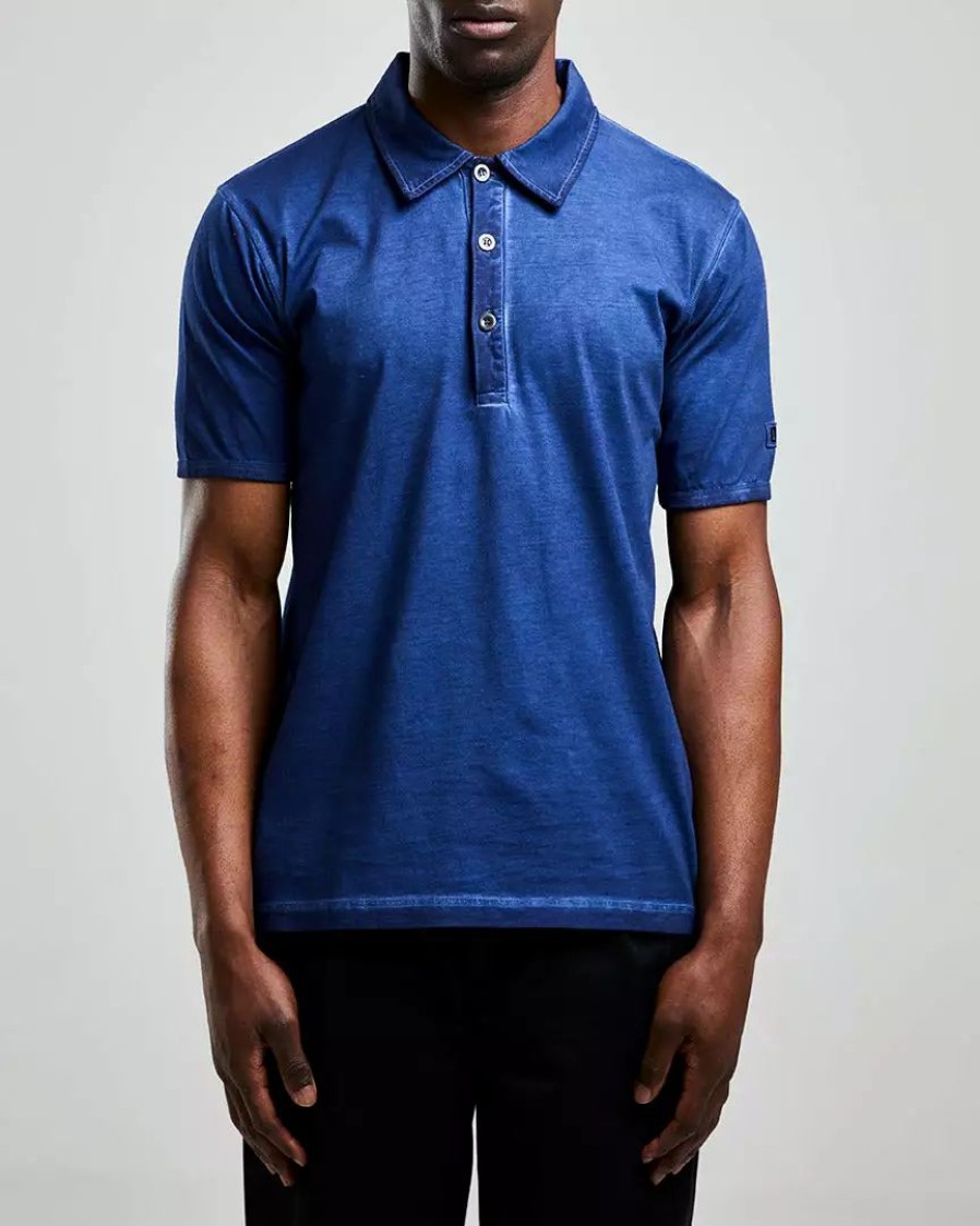 Clothing * | Cold Dye Polo Navy Navy