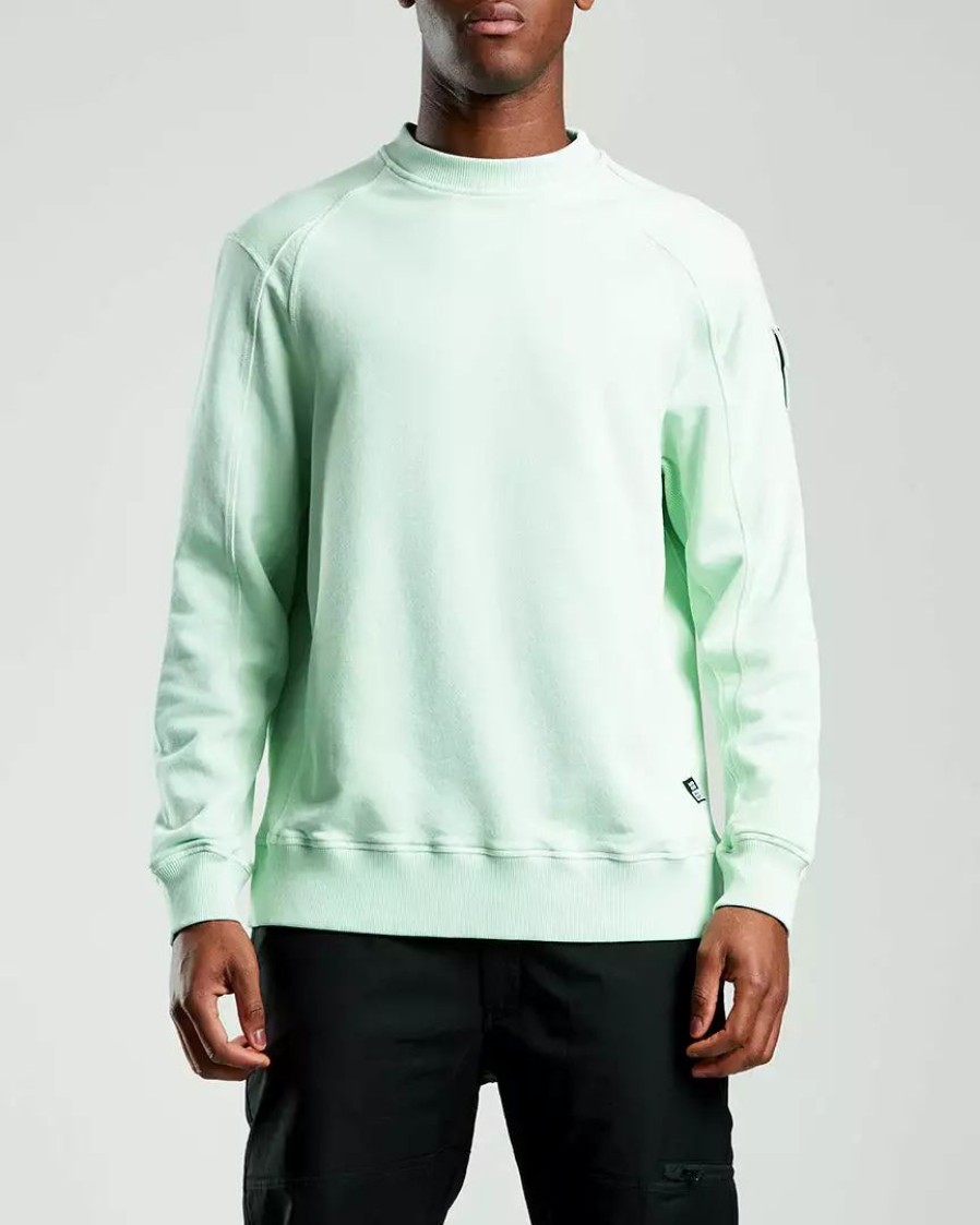 Clothing * | Crew Sweat Light Green Light Green Light Green