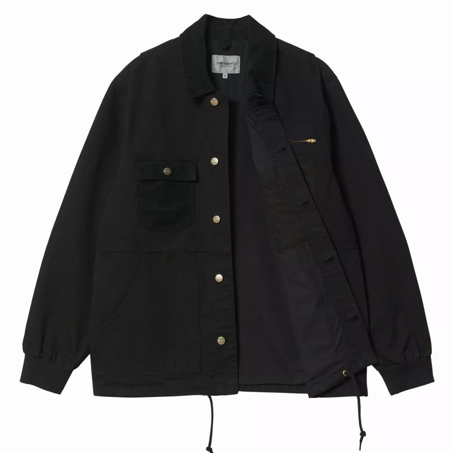 Clothing * | Medley Jacket Black Garment Dyed Black Garment Dyed