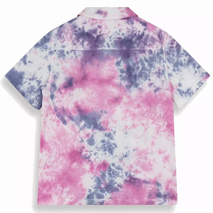 Clothing * | Maui Shirt Tie Dye Pink / Navy Tie Dye Pink / Navy