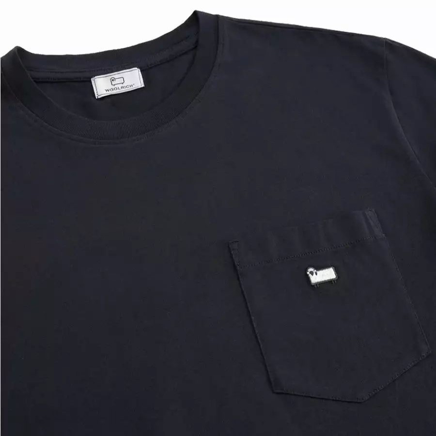 Clothing * | Pocket Tee Melton Blue Melton Blue