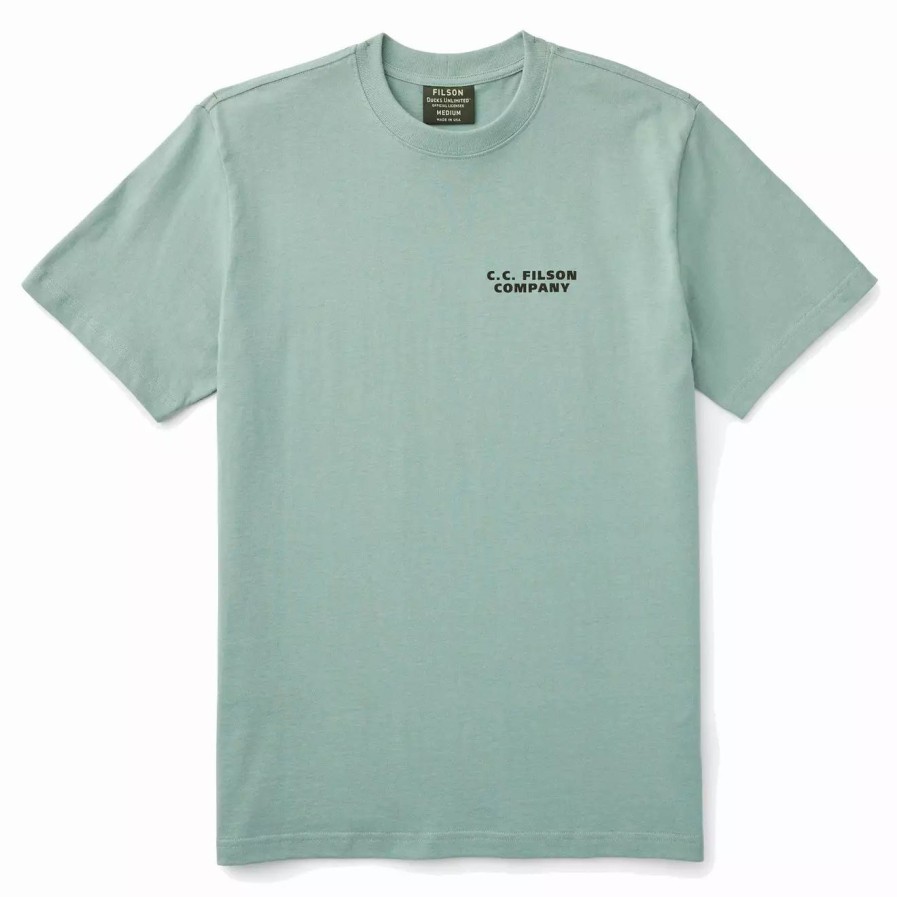 Clothing * | S/S Outfitter Graphic T-Shirt Lake Green Lake Green