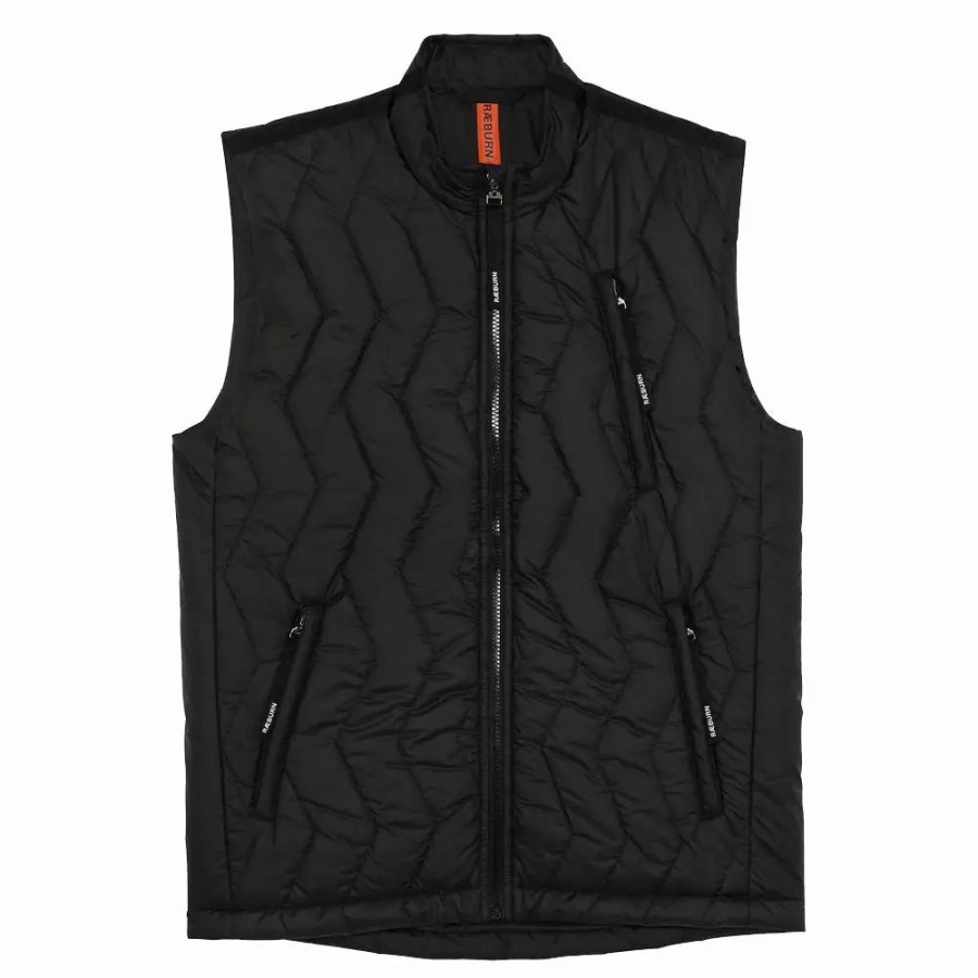 Clothing * | Si Quilted Gilet Black Black