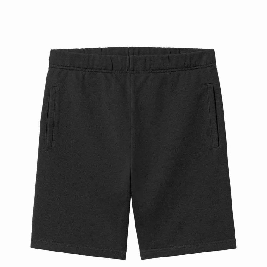 Clothing * | Pocket Sweat Short Black Black