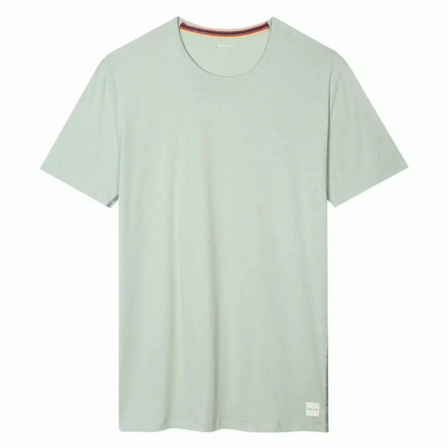 Clothing * | Cotton Crew Neck T-Shirt Green Green