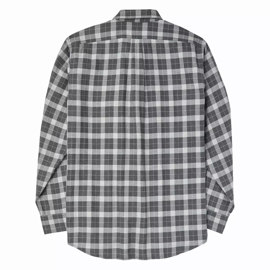 Clothing * | Lightweight Alaskan Guide Shirt Heather Grey Plaid Heather Grey Plaid