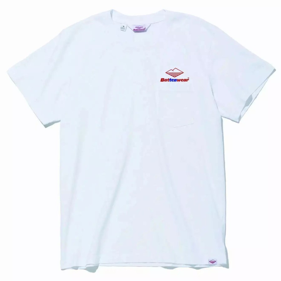 Clothing * | 10Th Anniversary Team S/S Pocket Tee White White