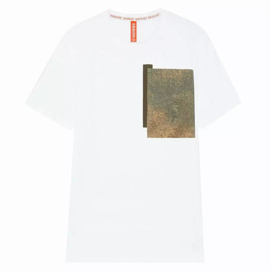 Clothing * | Dapple Off-Cut Tee White White