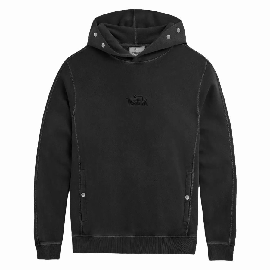 Clothing * | American Hoodie Black Black