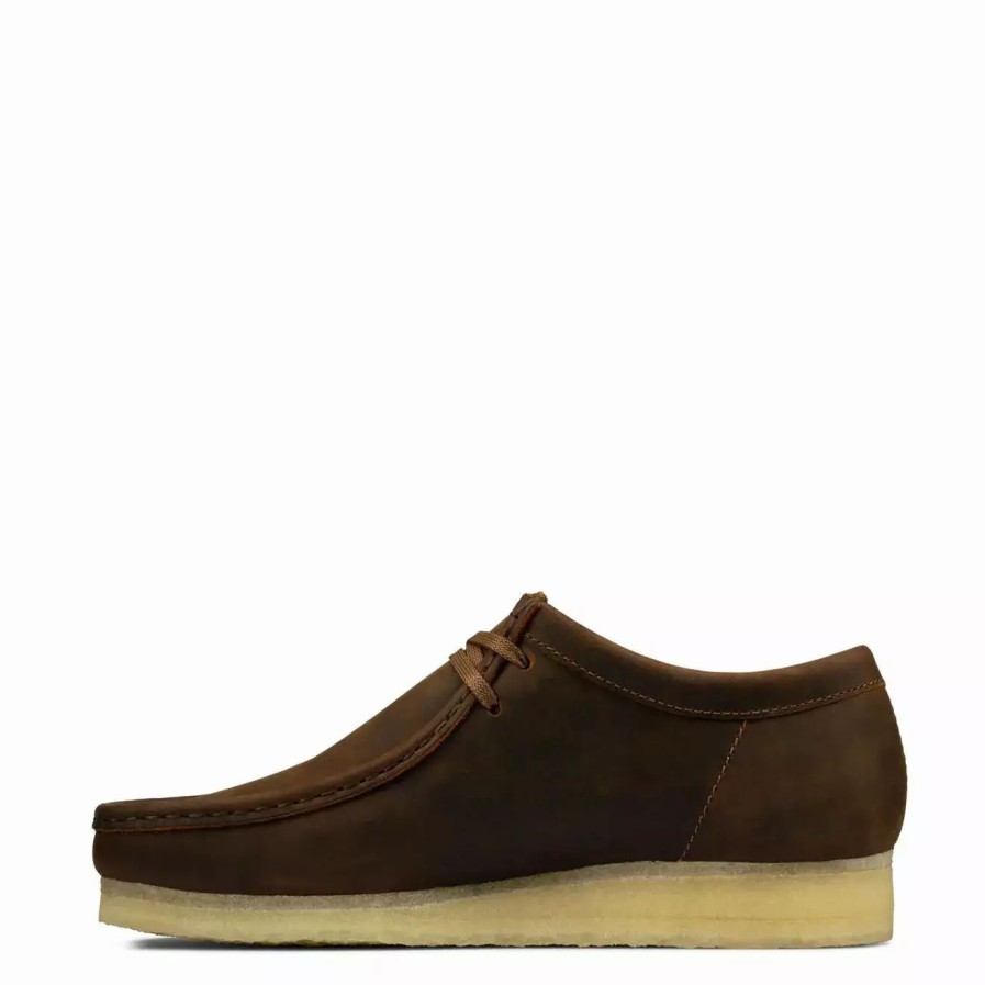 Footwear * | Wallabee Shoes Leather Beeswax Beeswax