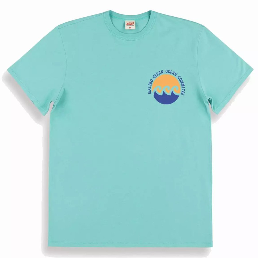 Clothing * | Clean Ocean Tee Turquoise Turquoise