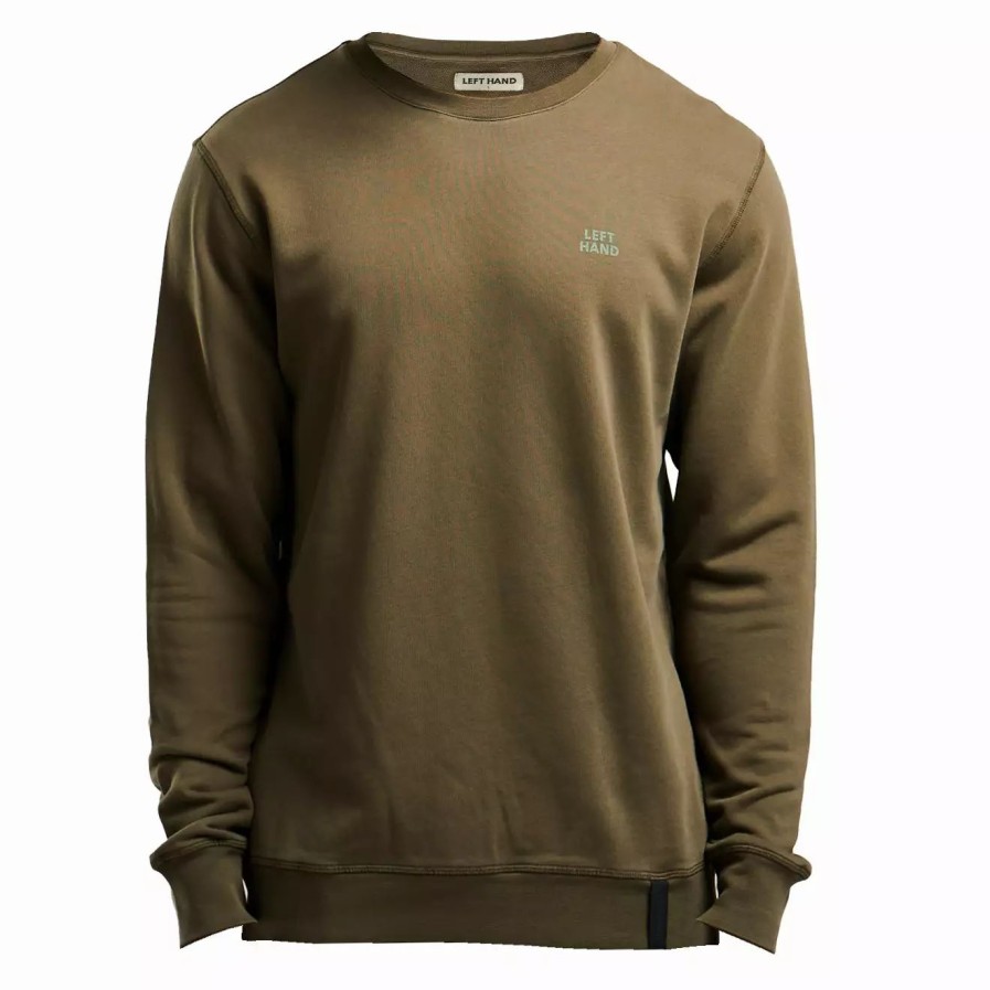 Clothing * | Crew Sweatshirt Olive Olive