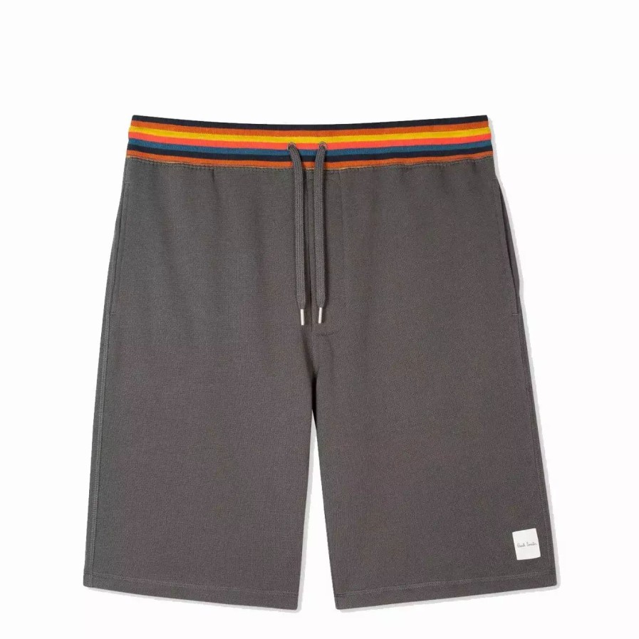 Clothing * | Jersey Cotton Lounge Shorts Slate Slate