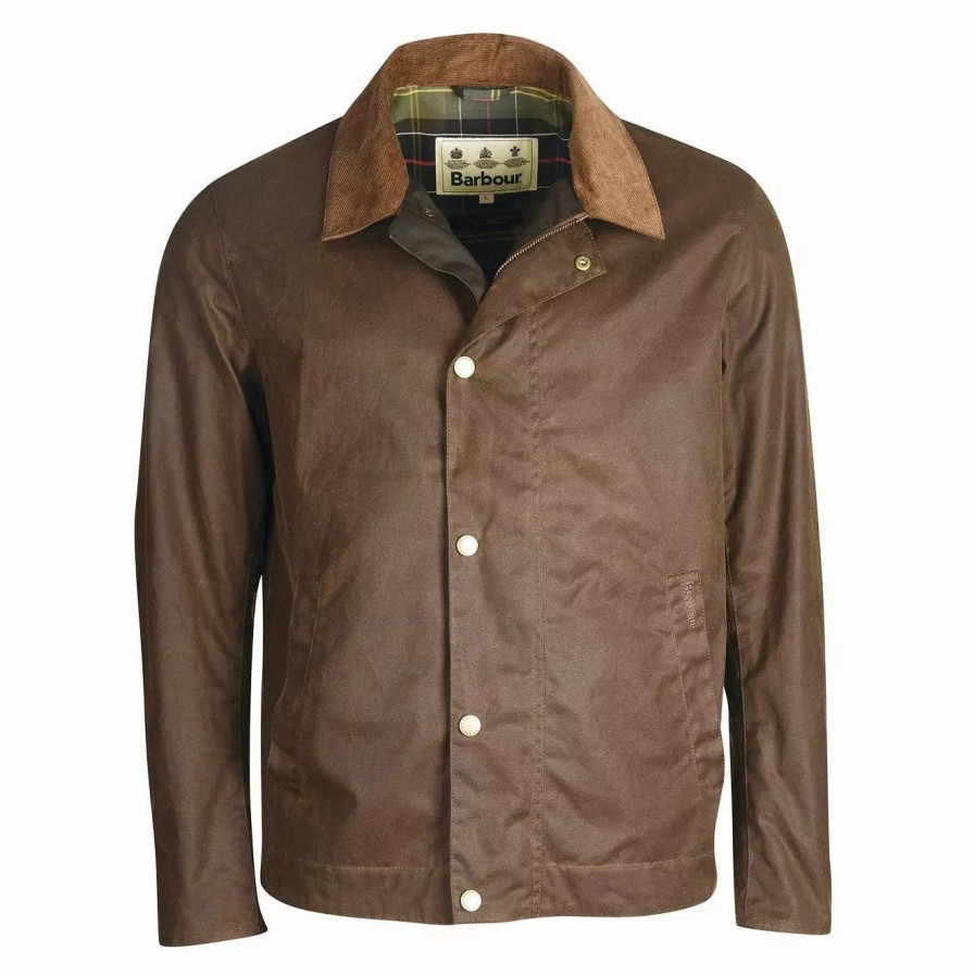 Clothing * | Milton Wax Jacket Brown Brown