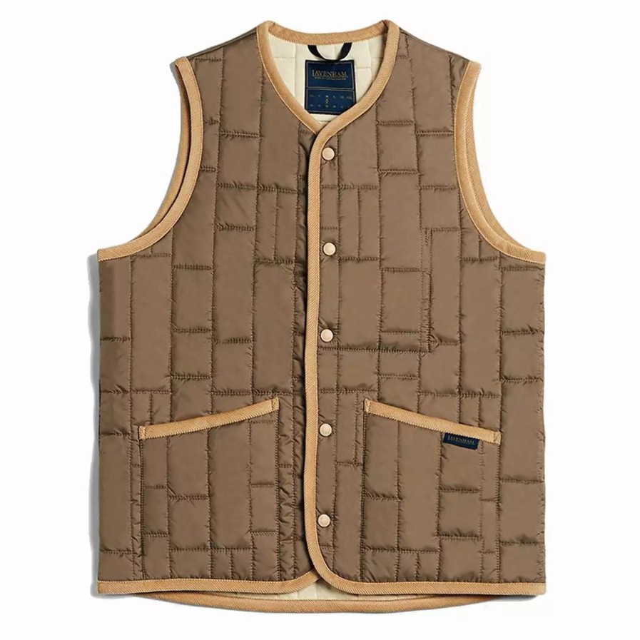 Clothing * | Jersey Lined Thornham Gilet Cork Cork