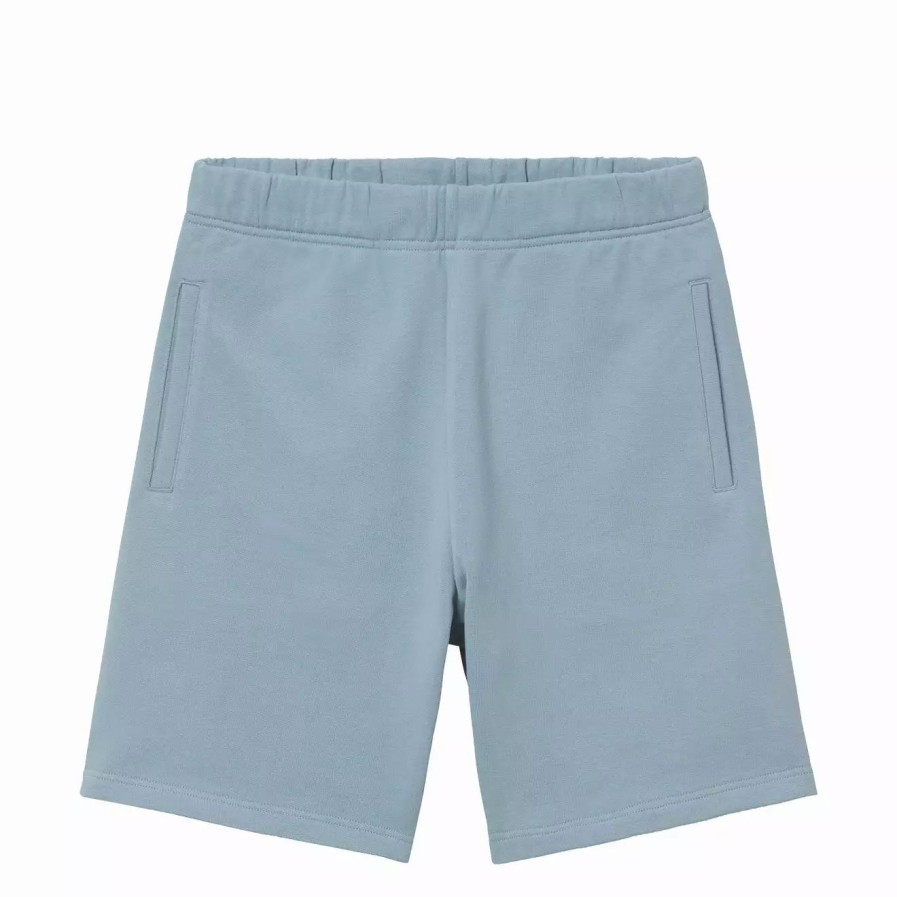 Clothing * | Pocket Sweat Short Frosted Blue Frosted Blue