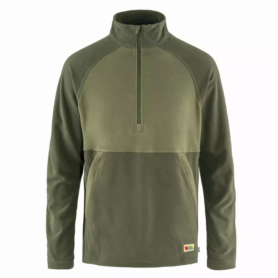 Clothing * | Vardag Lite Fleece Laurel Green / Light Olive Laurel Green / Light Olive