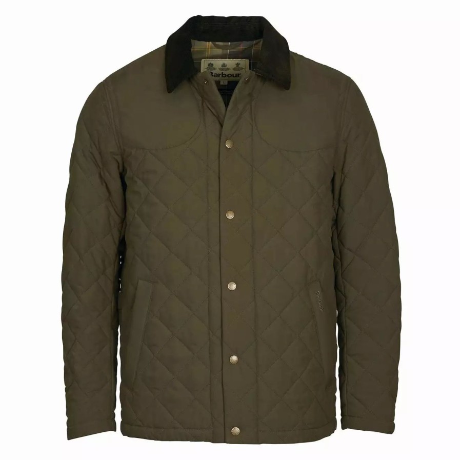 Clothing * | Helmsley Quilted Jacket Army Green Army Green