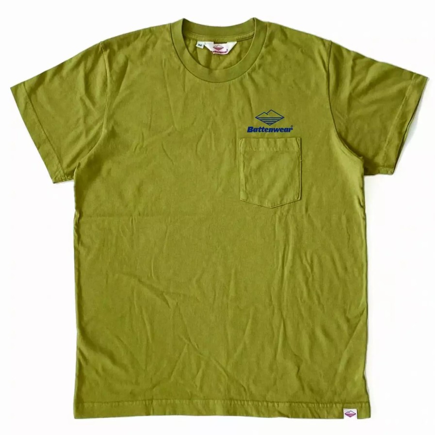 Clothing * | Team S/S Pocket Tee Khaki Khaki